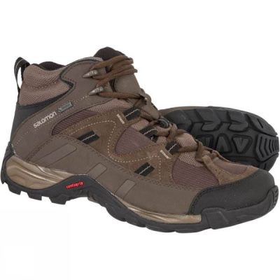 Botas Salomon Hillpass Mid GTX Hombre Marrones - Chile PAJ186450